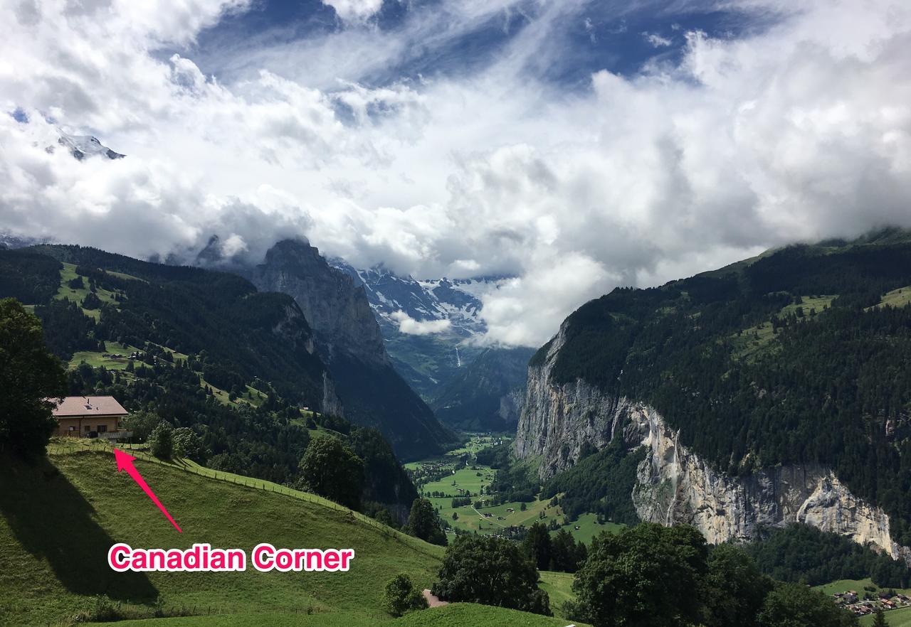 Chalet Canadian Corner Wengen Extérieur photo