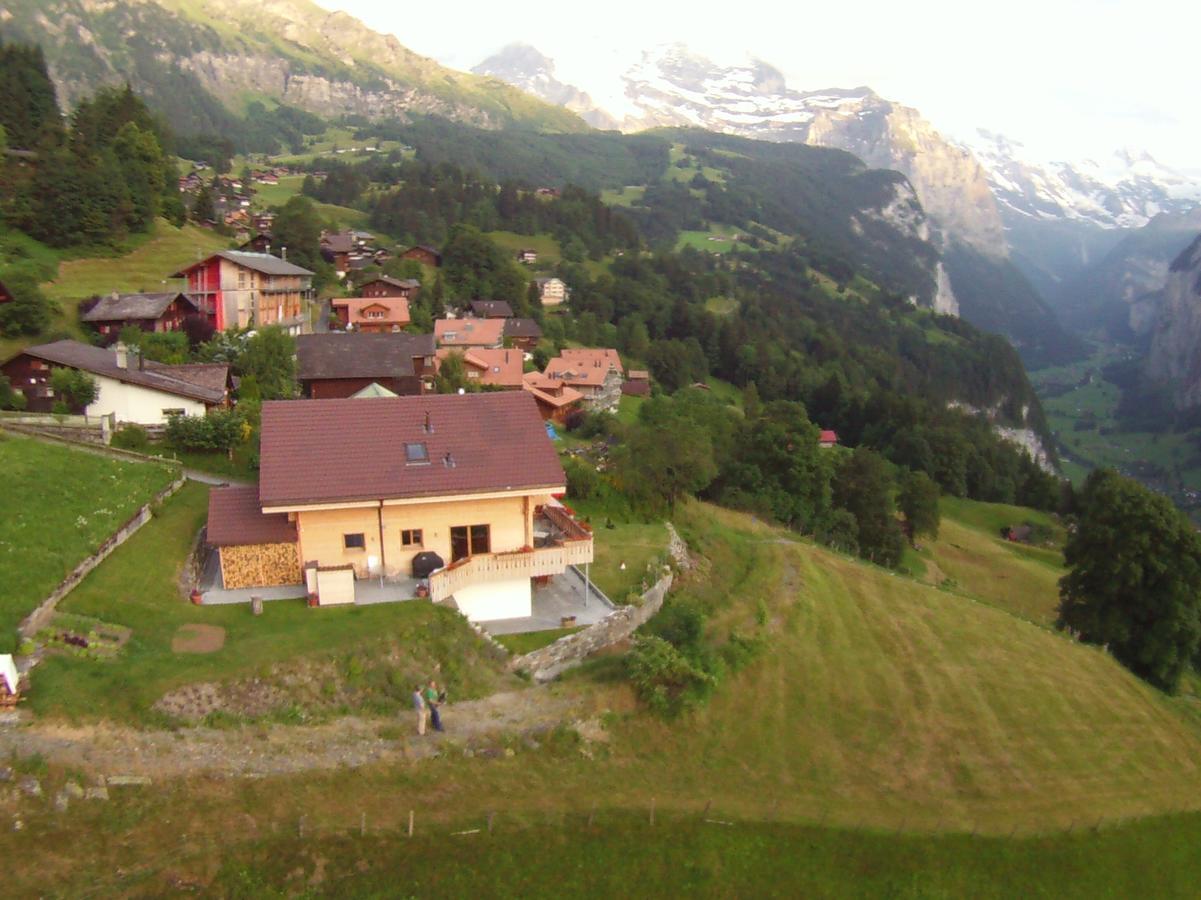 Chalet Canadian Corner Wengen Extérieur photo